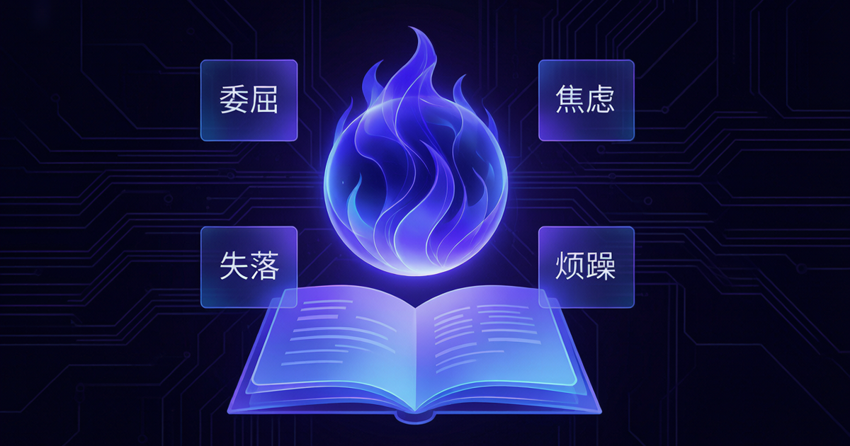“我心情不好”说了等于没说：我用“情绪粒度”给AI搭子装了本情绪词典